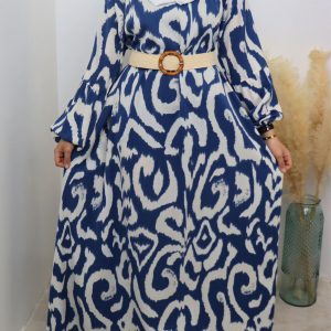 Robe longue imprimé AZRA