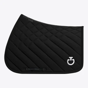 Tapis de selle Diamond and Lines Cavalleria Toscana – Noir