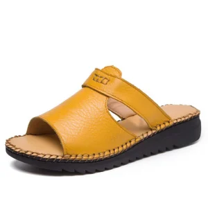 Sandale Femme De Cuir Queinara Konf