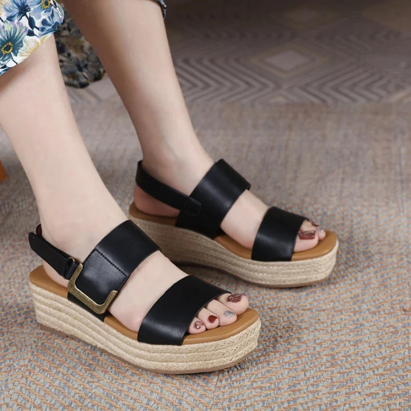 Sandale Femme De Cuir Luquis Konf – Image 3