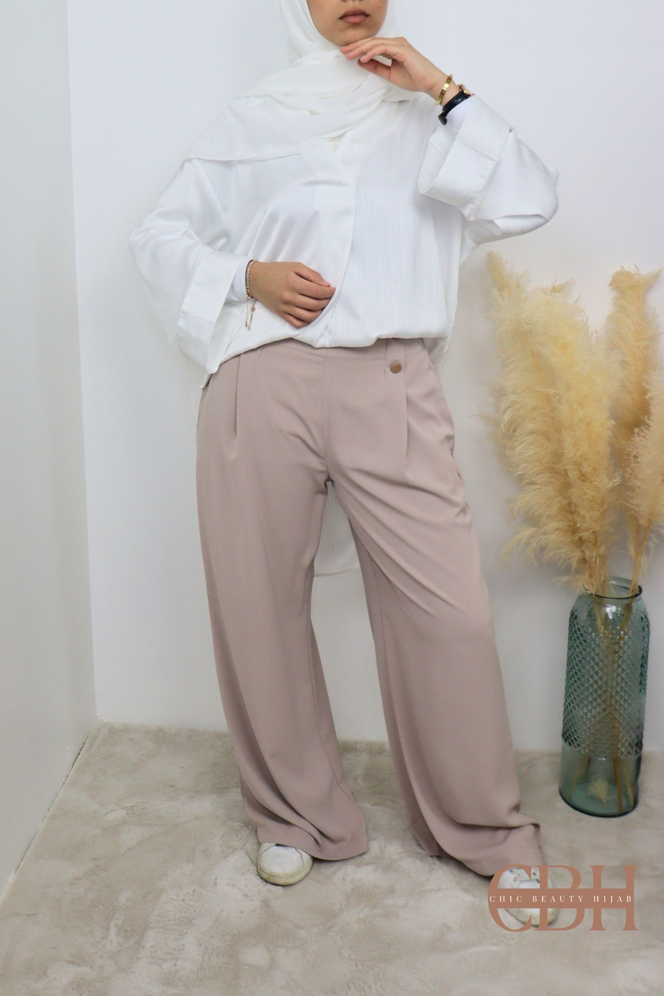 Palazzo fluide soie de médine – Image 7