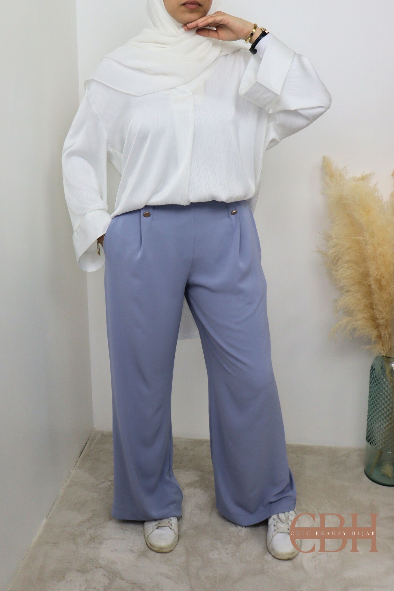 Palazzo fluide soie de médine