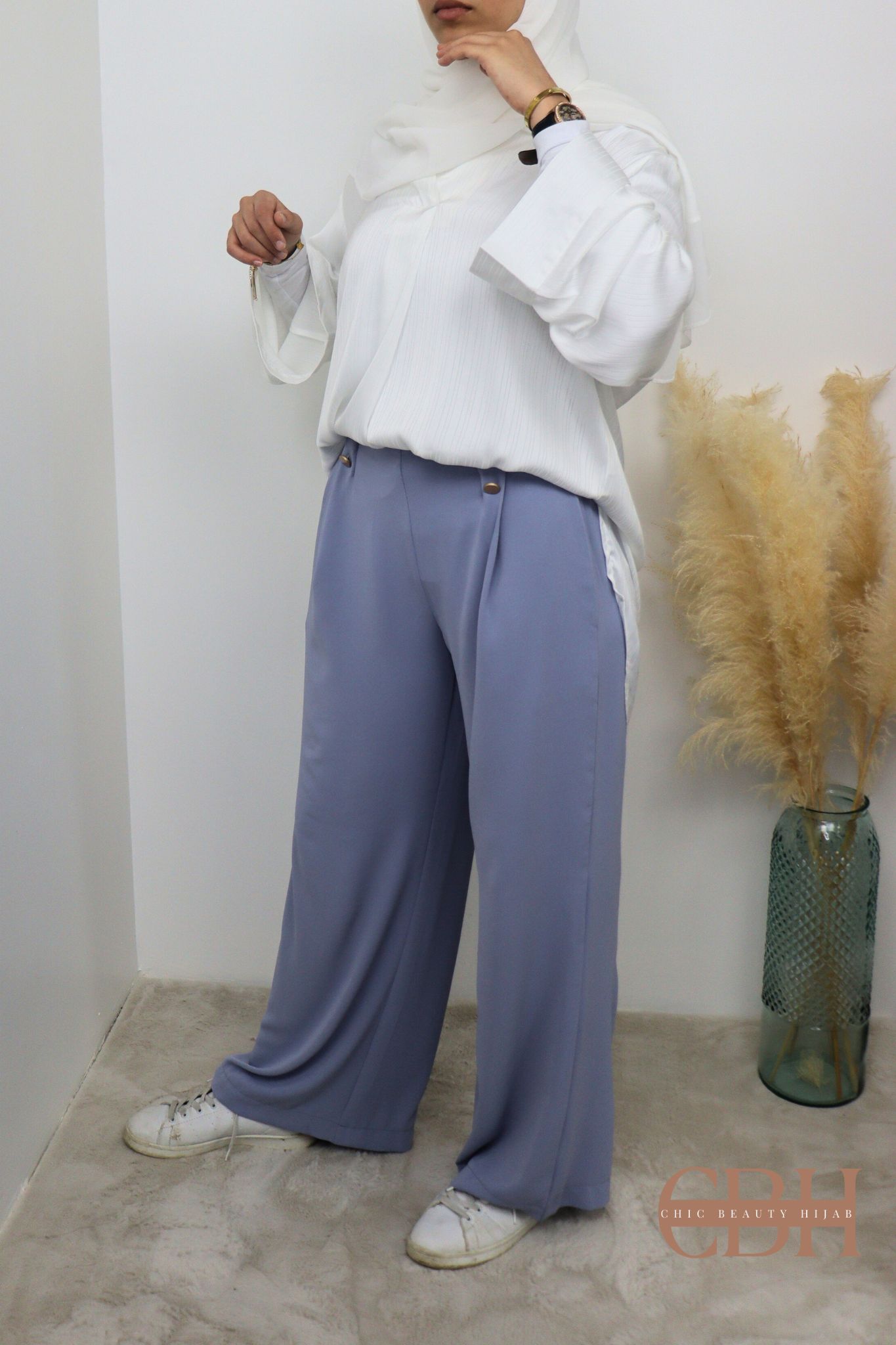 Palazzo fluide soie de médine – Image 3