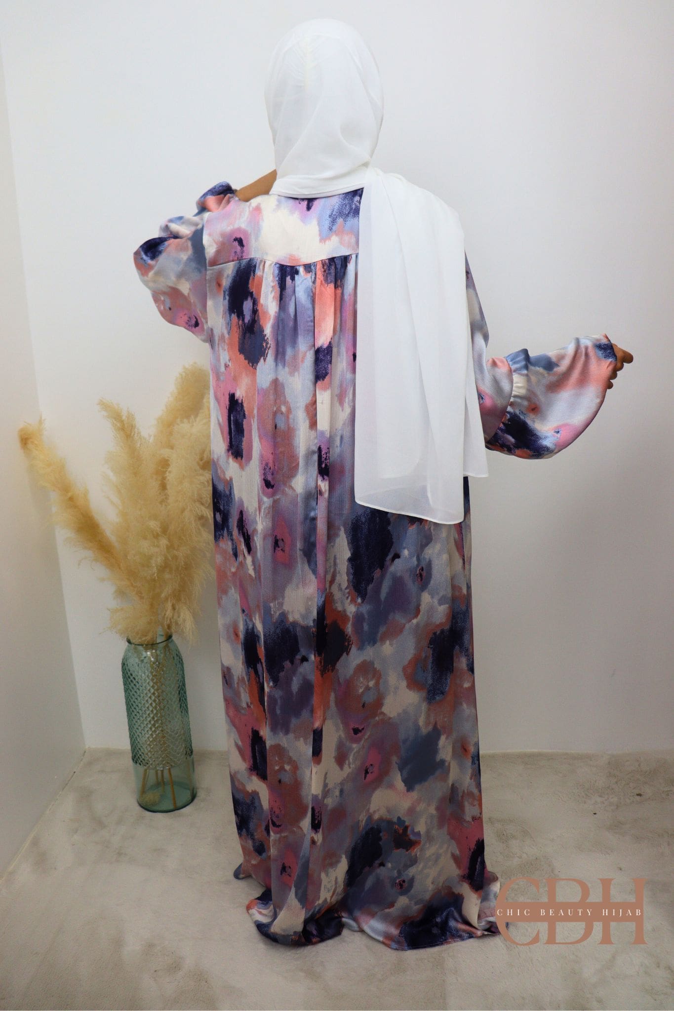 Robe longue imprimée fluide EMNA – Image 6